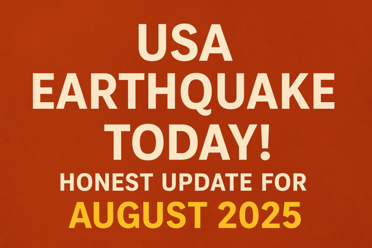 USA Earthquake